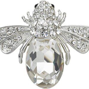 Lovely Crystal Bumble Honey Bee Insect Brooch Pins Collar Pin Lapel Pin Costume